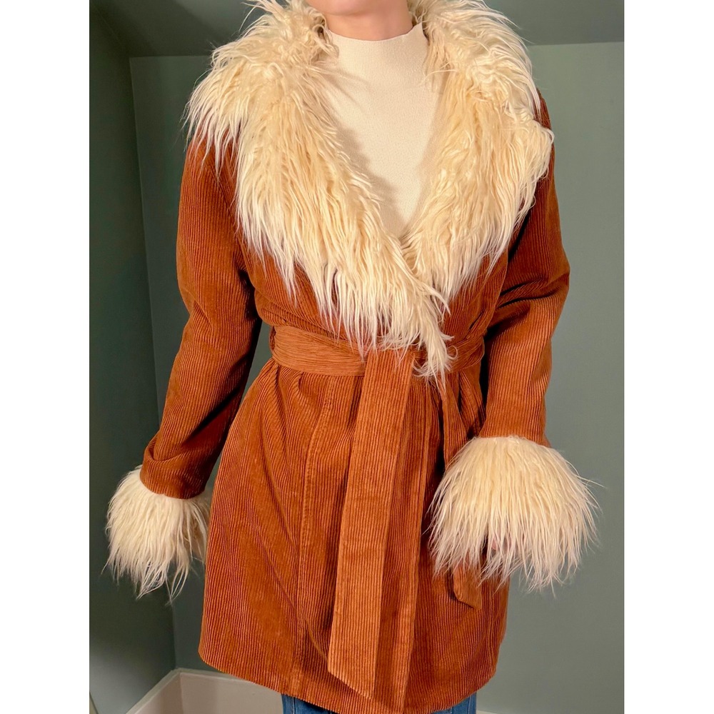 NWTs Penny Lane Style Coat Altar'd State Boho Hippie 1970s Vintage 70s Jacket - Picture 3 of 7